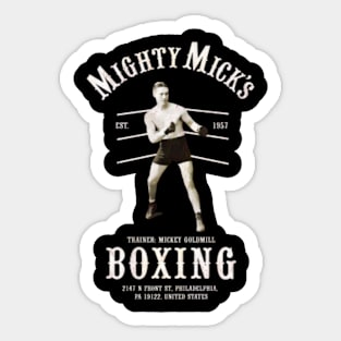 Mighty Mick's Vintage Boxing Gym Sticker